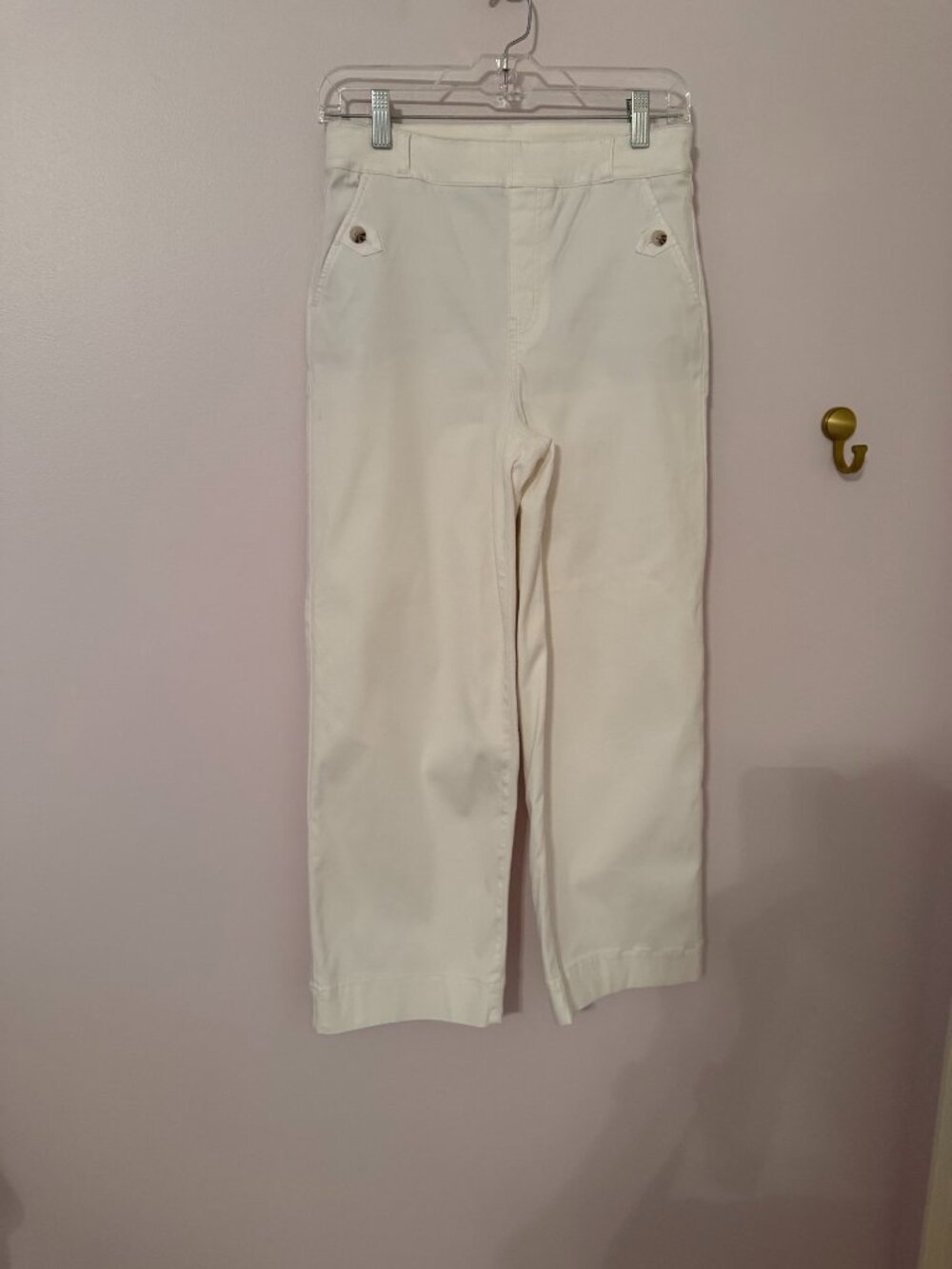 White long SPANX jeans